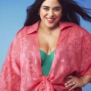Roxy Earle x Joe Fresh coverup pink